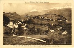 VINTAGE POSTCARD View of St Hilaire of Touvet Mont Blanc Plate of the small rocks