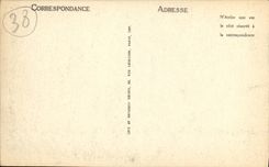 POSTAL Dauphine de la VENDIMIA el camino pintoresco de Ecouges la cascada grande