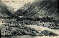 VINTAGE POSTCARD Dauphine Berarade La Chapelle and Props