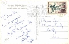 MODERN CARD Cremieu the Bell tower and Cloisters Old convent of Augustins