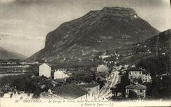 POSTAL Grenoble de la VENDIMIA el casco de Neron santo Martin Vinoux y ruta de Lyon