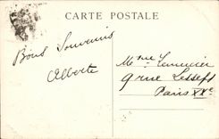 VINTAGE POSTCARD Grenoble the Place Grenette Byrrh Tram