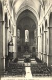 VINTAGE POSTCARD Grenoble Interior of the Cathedral