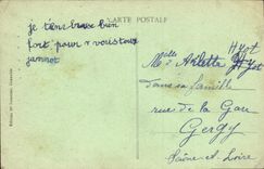 VINTAGE POSTCARD Grenoble Gardens of the Dolphins rustic Path forts