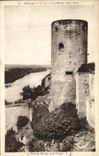 VINTAGE POSTCARD Chinon the Castle the tower of the mill and Vienna