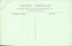 VINTAGE POSTCARD Chinon Old woman House Street Buffon