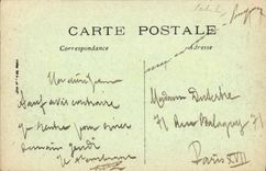 VINTAGE POSTCARD Montresor Seen D Together of the Castle and the Old women Tours