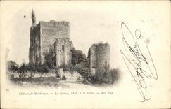 VINTAGE POSTCARD the Castle of Montbazon