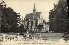 VINTAGE POSTCARD Champigny on Veude Sainte Vault