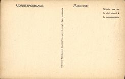 VINTAGE POSTCARD Candes Porch of L Commencee Church in 1175