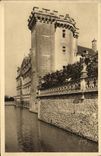 VINTAGE POSTCARD Loire ch4ateau Villandry the keep