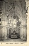VINTAGE POSTCARD Interior Amboise of the Chaetau Vault