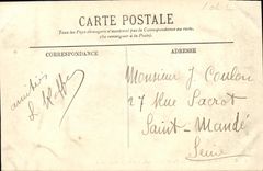 VINTAGE POSTCARD Chenonceaux the Western Frontage Seen Of the Gardens