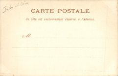 VINTAGE POSTCARD Chenonceaux Castle