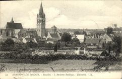 VINTAGE POSTCARD Surroundings Of Loaches Beaulieu L Old Basilica Together