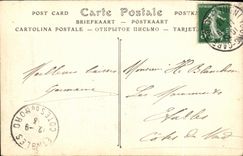 VINTAGE POSTCARD Tours Church St Martin