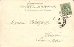 VINTAGE POSTCARD Tours Cloisters St Martin