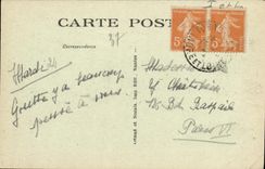 VINTAGE POSTCARD Tours Interior of the Cathedral