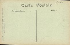 VINTAGE POSTCARD Issoudun Apse of L Church Cyr Saint