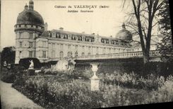 CPA Chateau de Valencay Jardins