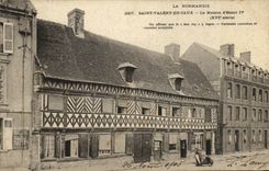 VINTAGE POSTCARD Holy Valery In Caux the House D Henri IV