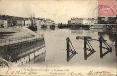 VINTAGE POSTCARD St Valery in Caux the Wet dock