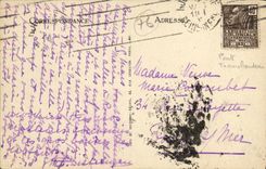 VINTAGE POSTCARD Rouen Seen on the Seine and the Port Boats