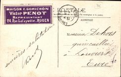 VINTAGE POSTCARD Rouen Turn St Laurant