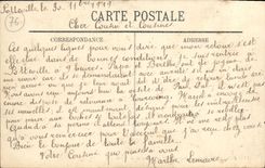 VINTAGE POSTCARD Rouen Rules of Napoleon and the Street of the Republic