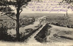 VINTAGE POSTCARD Rouen Vude General Catch of the Dimension Sainte Catherine