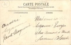 VINTAGE POSTCARD Rouen the Fountain Sainte Marie and L Old Gate of the Ladies of Sainte Claire has L entered of the museum Tramway antiquities