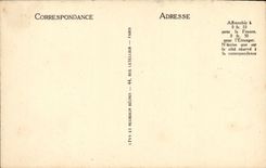 VINTAGE POSTCARD Paris Museum Of Louvre Gallery D Apollo