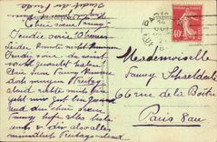 VINTAGE POSTCARD Paris L Arc de Triomphe and Panorama of the Place of Place of Sepulrure