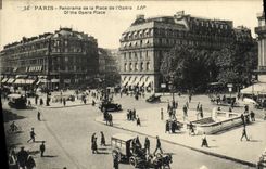 CPA Paris Panorama de la Place de L Opera