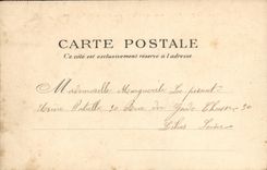 VINTAGE POSTCARD Paris the Museum