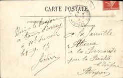 VINTAGE POSTCARD Paris Nourelle Parks D Orleans and the Palate of the Legion