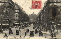 VINTAGE POSTCARD Paris L Auenue of L Operated