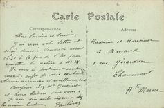 VINTAGE POSTCARD Paris Square Saint Pierre Crowns Heart