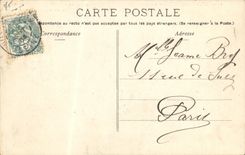 POSTAL Rosny de la VENDIMIA bajo panorama de madera de nuevo Rosny Direction De Nogent Seen de la fortaleza