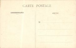 VINTAGE POSTCARD Paris the Statue of Strasbourg On the Beach of the Harmony