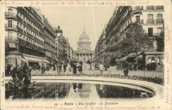 CPA Paris Rue Soufflot Le Pantheon 