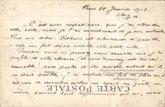 VINTAGE POSTCARD Paris Church Julien Saint Poor Rousseau