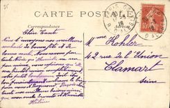 CPA Paris Les Invalides Vue Generale L Hotel