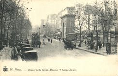 CPA Paris Boulerards Saint Marlin et Saint Denis