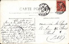 VINTAGE POSTCARD Paris Street Castiglione