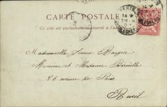 VINTAGE POSTCARD Paris Of Seen from of Gervais Saint