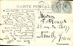 VINTAGE POSTCARD Paris Monument of Pasteur Inaugure on July 16th  1904 Place Breteuil has Paris