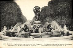 CPA Paris La Fontaine du Zodiaque Par Carpeaux