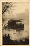 VINTAGE POSTCARD Paris Seen of the Seine During the Rising Floods Sinners