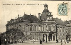 CPA Paris La Mairie du 19eme Arrondissenent